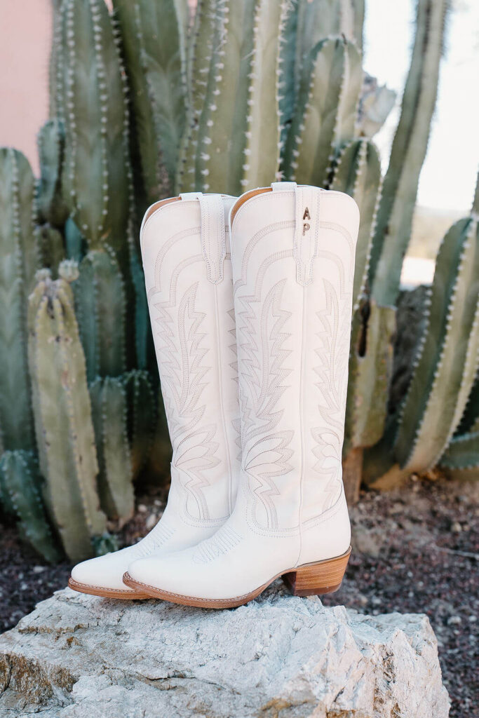 cowboy boots cactus desert
