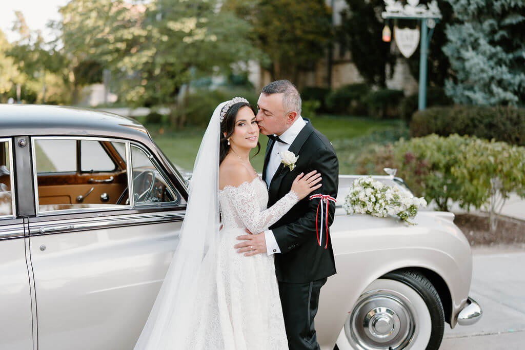Northwestern University Chicago IL Wedding Portrait